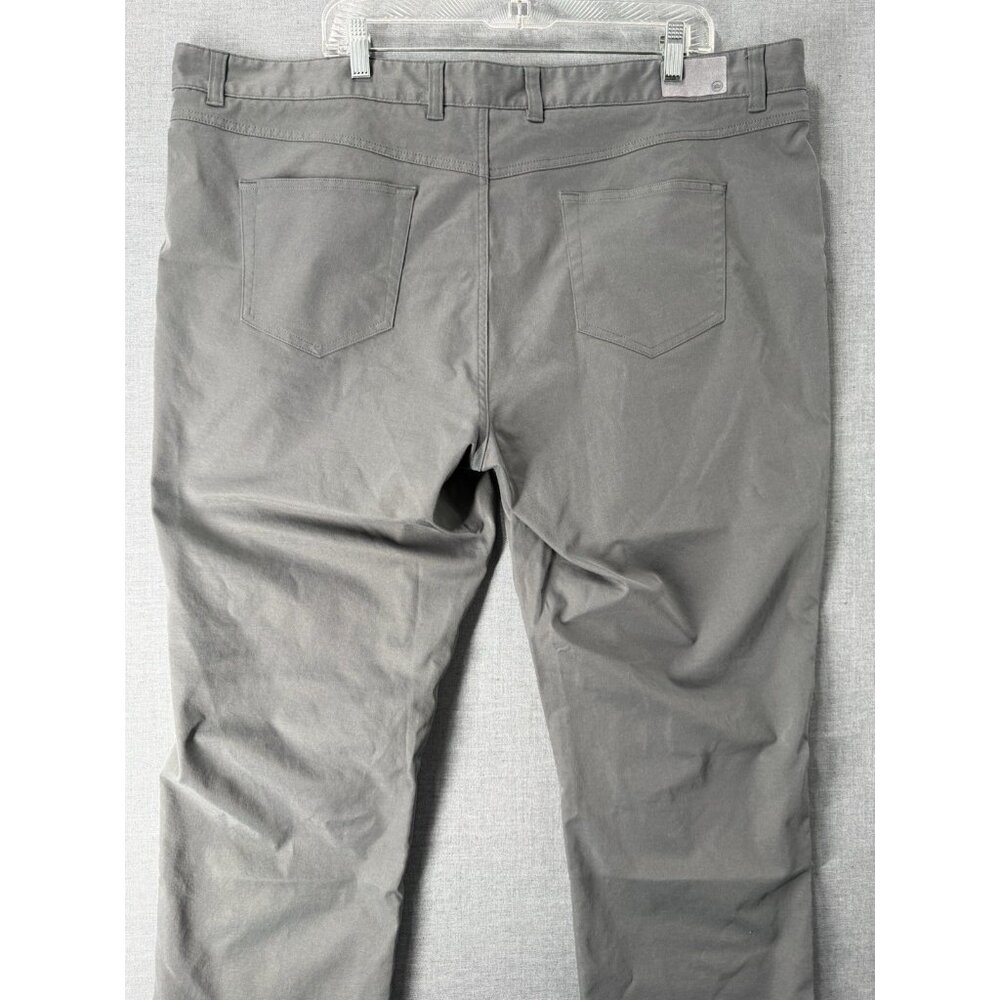 Peter Millar EB66 Gray 5 Pocket Pants Mens 44x32 Performance Golf Stretch Soft